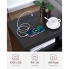 PAGED Nightstand with Storage Drawer and Open Shelf, Modern Wooden Side Table, Bedside Cabinet for Bedroom, Living Room - 2 of 4