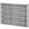 HOMCOM 5-Tier Display Cabinet, Wall-Mounted Glass Door Cabinet with 4 Adjustable Shelves - 4 of 4