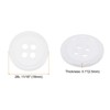 Unique Bargains Resin Craft Snap Round Flat 4-Hole Sewing Buttons 50 Pcs - 2 of 4