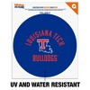 Louisiana Tech University Official Logo Automotive Car Window Locker Circle Bumper Sticker - 2 of 4