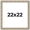 PosterPalooza | Square Refined Silver Picture Frame - UV Acrylic, Foam Board Backing, Hanging Hardware - 2 of 4