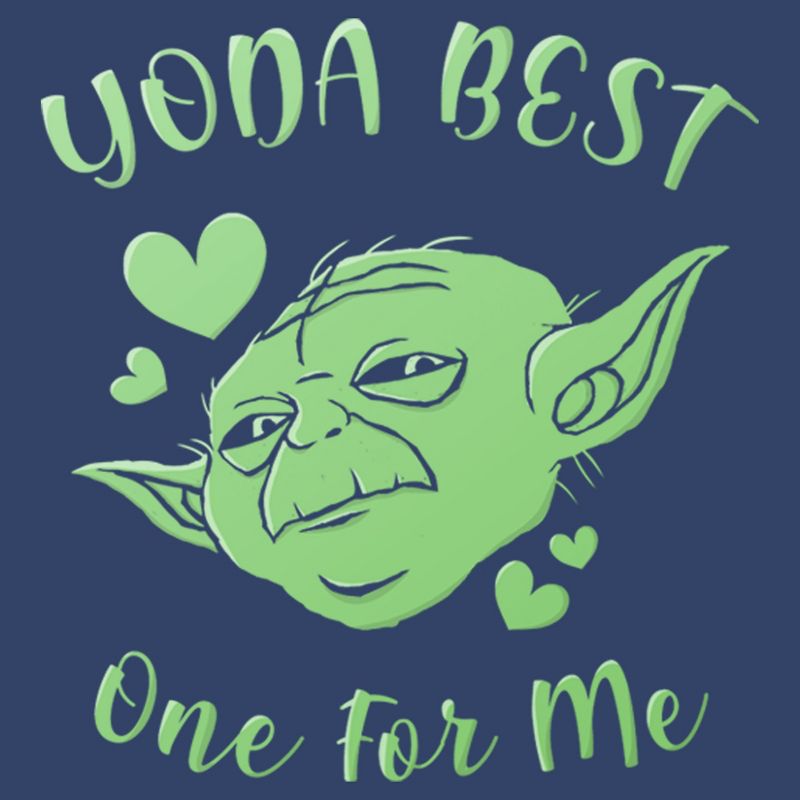 Boy's Star Wars Valentine's Day Yoda Best One for Me Pull Over Hoodie, 2 of 5