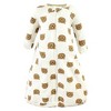 Hudson Baby Cotton Long-Sleeve Wearable Sleeping Bag, Sack, Blanket, Brown Bear Long Sleeve - 3 of 4