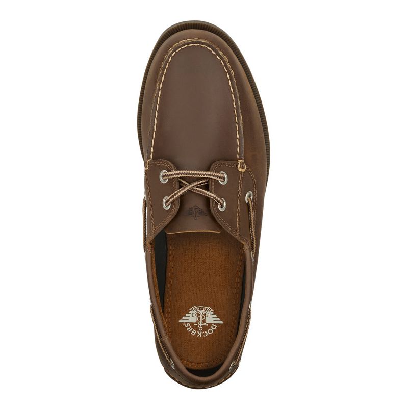 Dockers Mens Vargas Leather Casual Classic Boat Shoe, 3 of 10