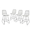 Christopher Knight Home Outdoor Iron 26.5 Inch Counter Stools with Cushion (Set of 4) - 2 of 4