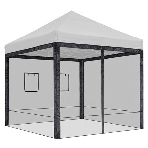 Yescom 4 Pcs Easy Pop Up 10 ft Canopy Tent Mesh Side Wall Commercial Party Tent Shelter Sidewall - 1 of 4