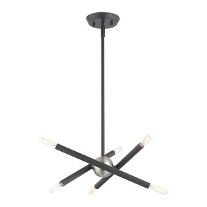 Livex Lighting Soho 6 - Light Chandelier in  Scandinavian Gray - 1 of 1