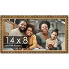 PosterPalooza | 14x8 Wood Antique Frame with UV Acrylic, 4 Finishes: Bronze, Gold, Silver, and Black - 2 of 4