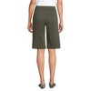 Lands' End Women's Knit High Rise Pleated 12" Bermuda Shorts - 2 of 3