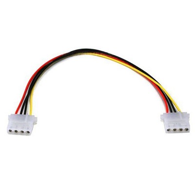  Monoprice DC Power Cable - 1 Feet - Molex 5.25 Female to 5.25 Female 