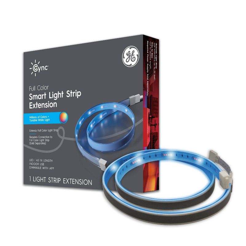 GE 40&#34; CYNC Smart Color Changing Light Strip Extension, 1 of 17