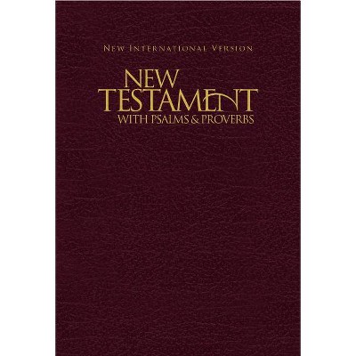 New Testament with Psalms & Proverbs-NIV - by  Zondervan (Paperback)