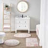 JUJABU 20"x30" Boho Medallion Tufted Cotton Bath Rug - 3 of 4