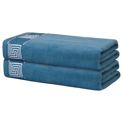 Unique Bargains Highly Absorbent Soft and Durable Bath Towels 28" x 56" 2 Pcs