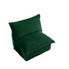 Vynxaria Modern Armless Sofa Green Corduroy, Removable Covers, 100% High-Density Foam, Sturdy Wood Frame (300lbs/Seat), Deep Seat - 2 of 4