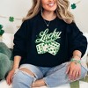 Simply Sage Market Women's Graphic Sweatshirt Lucky Babe Dice - 2 of 3