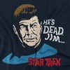 Boys' Star Trek Hes Dead Jim T-Shirt Navy Small - 3 of 4