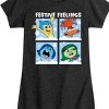Girls' - Inside Out 2 - Festive Feelings Grid Fitted Short Sleeve Graphic T-Shirt - 2 of 4