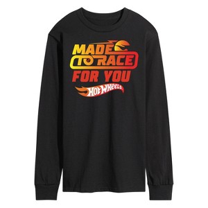 Men's - Hot Wheels - Valentine's Made to Race Long Sleeve Graphic T-Shirt - 1 of 4