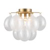 Artcraft Lighting Globo 4 - Light Semi-Flush Mount in  Brass - 2 of 4