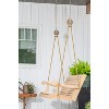 Hershy Way Raleigh Bay Rope Kit for Porch Swings, Durable All Weather Adjustable Polyester Rope Kit, Perfect for Outdoor Swings and Hammocks - 2 of 4