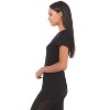 Rekucci Short Sleeve Scoop Neck Stretch T-Shirt for Women - 4 of 4