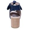 GC Shoes Kimora Bow-Tie Cut Out Block Heel Sandals - 3 of 4