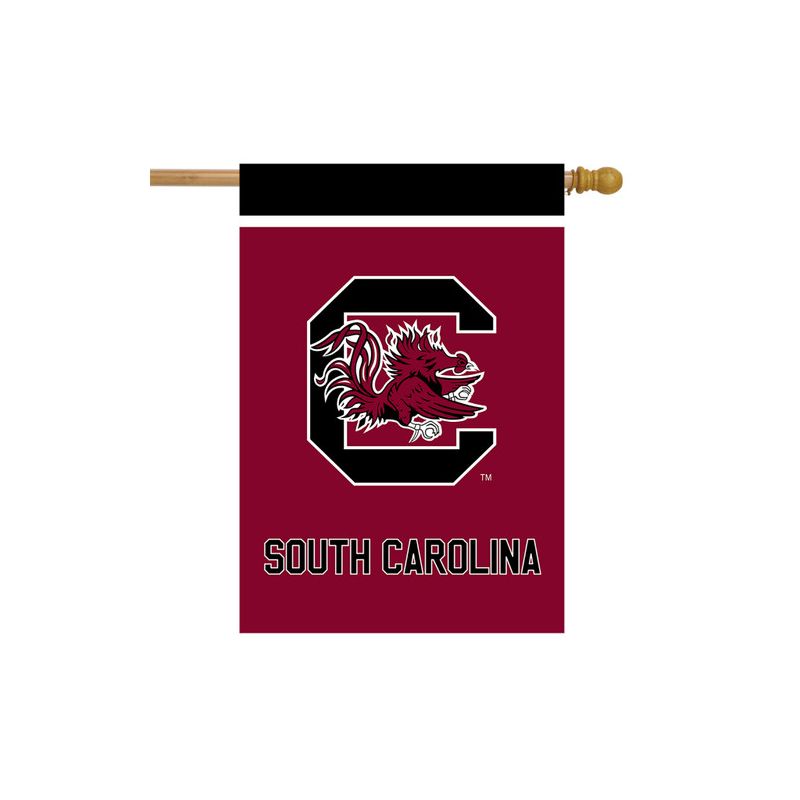 Briarwood Lane South Carolina Fighting Gamecocks House Flag NCAA Licensed 28" x 40", 2 of 4