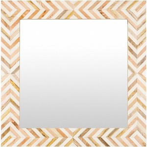 Mark & Day Trimithi 24"H x 24"W Global Brown Decorative Wall Mirrors - 1 of 3