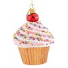 Huras 4.0 Inch Rainbow Sprinkled Cupcake Ornament Sweets Pastry Cake Tree Ornaments - 2 of 3