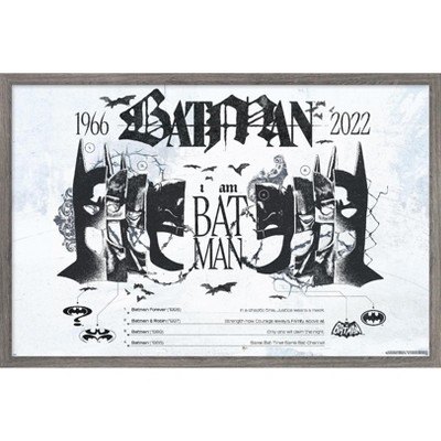 Trends International DC Comics Batman: 85th Anniversary - Masks Framed Wall Poster Prints