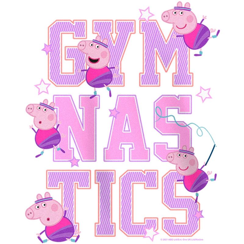 Girl's Peppa Pig Gymnastics T-Shirt, 2 of 5