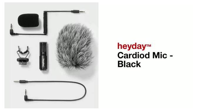 Cardiod Mic - heyday&#8482; Black, 2 of 5, play video