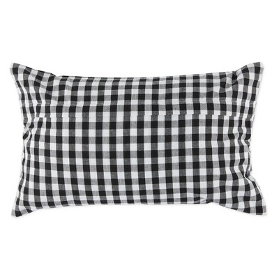Assorted Black and White Cotton Pillow Covers Set of 4