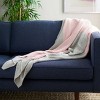 Elowen Throw Blanket - Grey/Pink - 50" X 60" - Safavieh. - image 2 of 3