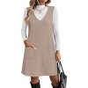Zeagoo Women's Sweater Vest Dresses for Women 2025 V Neck Sleeveless Knit Pullover Sweater with Pockets Fall Winter Outfits - 4 of 4