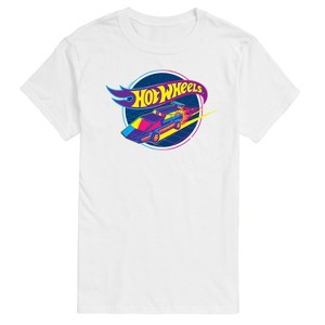 Men's - Hot Wheels - Neon Racer Logo Short Sleeve Graphic T-Shirt - 1 of 4