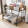 VYNXARIA Twin Over Full Metal Bunk Bed with Trundle - 2 of 4