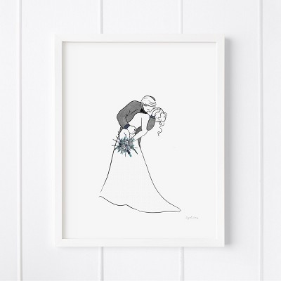 Mr. and Mrs. Framed Museum Quality 11" x 14" Art Print by Ramus & Co