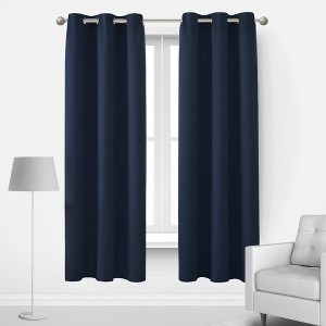 Deconovo Grommet Blackout Curtains, 2 Panels, OEKO-TEX Certified - 1 of 4