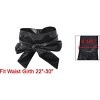 Allegra K Women's Wrap Around Self-Tie Faux Leather Obi Waist Belt Band Black 2.1M - 2 of 4