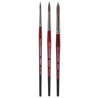 Kingart 3ct Equinox Brush Set
