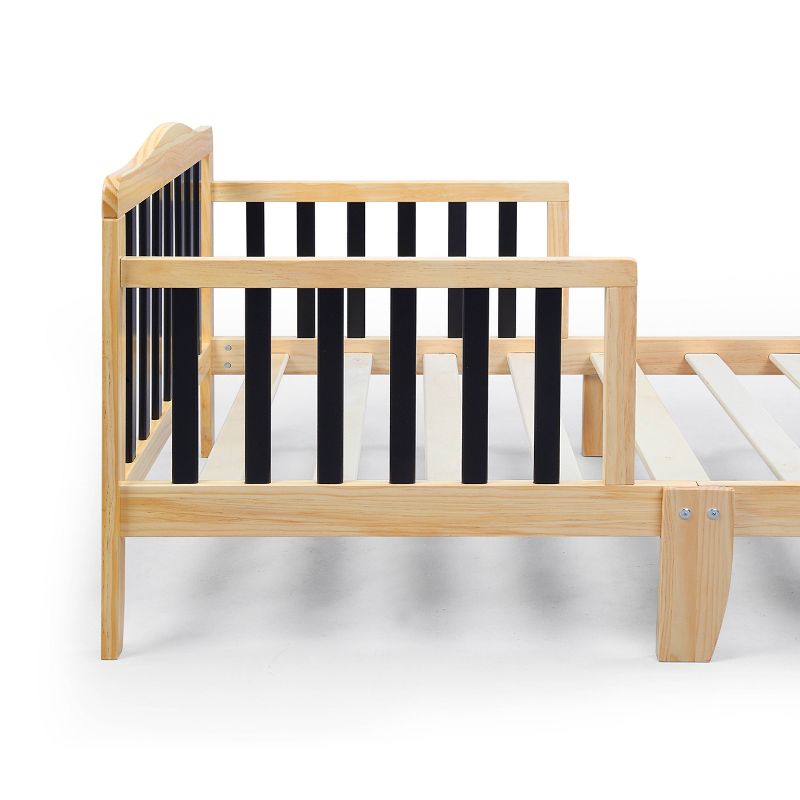 Olive &#38; Opie Twain Toddler Bed - Natural/Black, 5 of 7