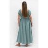 Women's Plus Size Abbigail Split Maxi Dress - sage | CITY CHIC - 2 of 4