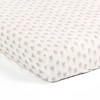 Lush Décor Elephant Stripe Plush Fitted Crib Sheet - 2 of 4
