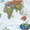National Geographic World Decorator Map, Enlarged and Laminated, 73" x 48" - 3 of 3