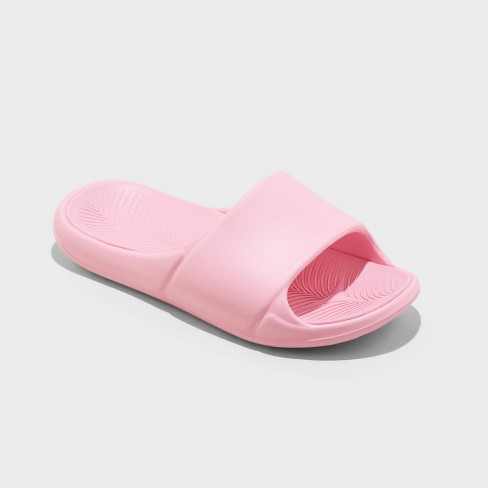 Kids Apollo Slip on Slide Sandals All In Motion Pink 6 Target