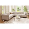 Mirod Large Retro Sectional Sofa with Wooden Legs, Comfortable Modular Design for Living Room, Lounge, and Family Spaces - 2 of 4