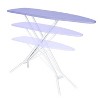 Seymour Home Products 4 Leg Mesh Top Ironing Boad Forever Blue: Full Size Adjustable Steel Frame, Foldaway Design - 3 of 4