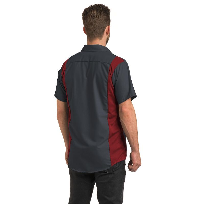 Red Kap Men's Short Sleeve Performance Plus Shop Shirt With Oilblok Technology, 3 of 5